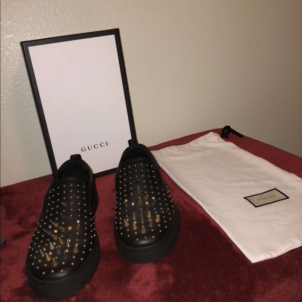 Gucci Dublin spiked loafers